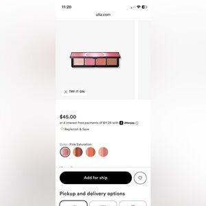 Smashbox Halo Sculpt + Glow Face Palette - Color Pink Saturation